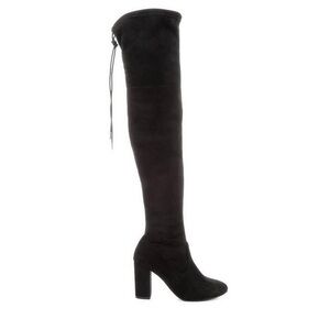 Black Over-the-Knee Women's Boots